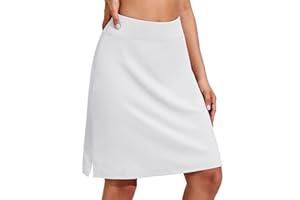 COOrun Tennis Skort Damen Tennisröcke Laufskort Golf mit Innenhose Tasche Tennis Skirt Hohe Taille Sportrock für Fitness Workout Running