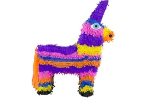 Folat- Donkey 60920 Pinata Âne Lama alpaga 57 x 37 cm-Décoration de fête pour Anniversaire d'enfant Jeu, Idée de Cadeau, Party, Mariage à remplir de Bonbons, confettis, présente, Multicolore, Costumes