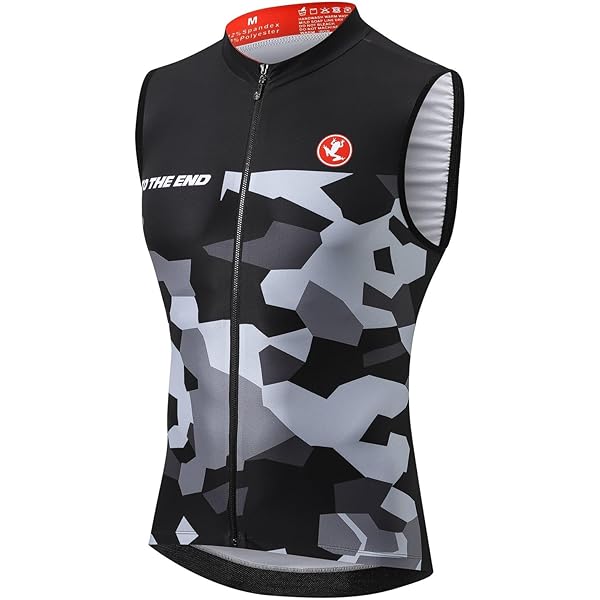 LOGASMART Maglia Da Ciclismo Da Uomo Con 3 Tasche, Tessuto Spandex