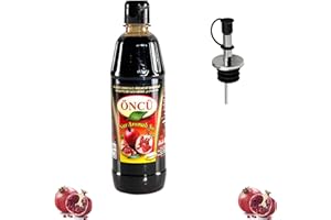 Oncu Pomegranate Salad Sauce - Molasses 700g - with Homlix Stainless Steel Sauce Bottle Stopper - Oncu Salad Sauce - Turkish Pomegranate Favourite Sauce