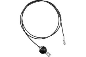 Hyakoz 2M Cavo Acciaio Palestra Fitness Cavo con Sfera Gravita per Puleggia per Macchine per Cavi Domestici