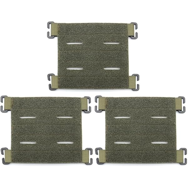 MiOYOOW 5PCS Molle Attachements de Sangles, Mousqueton