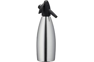 KAYSER Tellier Louis N4075X Soda Water Siphon Stainless Steel Bottle 34 x 9 x 33 cm 1 L