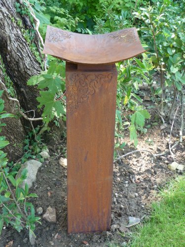 Schale Pflanzschale „SVE“ Metall Edelrost 37 x 37 cm - 4