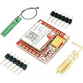 Hailege Smallest GPRS GSM Breakout Module Quad-Band 850/900/1800/1900MHz SIM Card Slot Onboard with Antenna
