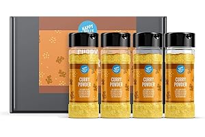 Marque Amazon - Happy Belly Curry En Poudre, 35 g (Lot de 4)