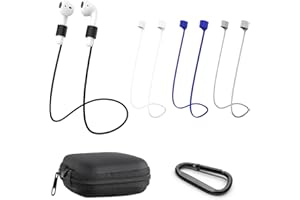 YI BOUTIQUE 4 cinghie magnetiche anti-perdita, Laccio Magnetico Strap per AirPods per Cuffie e Auricolari Senza Fili Wireless Anti Smarrimento in Silicone