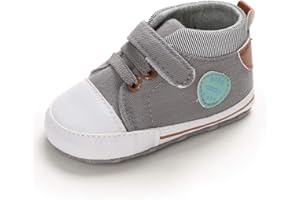 MASOCIO Chaussure Bébé Garçon Premier Pas Baskets Plat Semelle Souple Antiderapant
