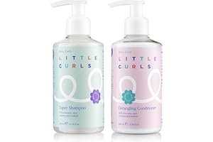 Only Curls Little Curls Super Shampoo & Detangling Conditioner, Easy Wash Bundle, Gentle Foaming Formula's, Sulphate & Silicone Free, Gentle & Conditioning, Tear-Free, Mild & Lightweight, 200ml x2
