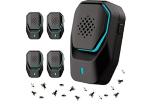 Nitoer Ultrasonic Pest Repeller, 4 PCS Mouse repellent, Pest Repellent Ultrasonic Plug in, Efficient Against Mice Rat Mosquitoes Spider Cockroach Moths Ants Etc