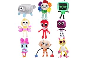 Kouipoie Dandy's World Plush Toy,13" Soft Stuffed Animal Toy,Cute Plushies for Kids, for Aged 4 5 6 7 8 9 10+ Years Old Boys Girls and Fans,Great for Birthdays,Valentine's Day. (9PCS)