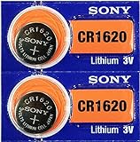 2PC Sony CR1620 Lithium 3 V Armbanduhr Electronic Batterien – Made in Japan