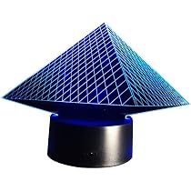 HPBN8 3D Mond LED Lampe – Acryl Nachttischlampe Mit 7 Farben, USB-Betrieb