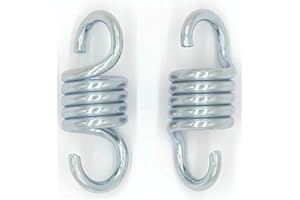 HENSITA 700lbs Weight Capacity Hammock Chair Spring for Porch Swings Hanging Chairs 2 Pieces Suspension Hooks