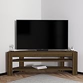 Corner TV Sehpası, 120 cm &ndash; K&ouml;şe Tasarım Antik Ceviz