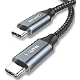 Nimaso USB C to USB C Cable, USB Type C 100W 20V/5A PD Fast Charging Data Cable with E-Mark Chip for MacBook, Macbook Pro, iP
