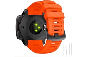 OSINAGA Pasek do zegarka Garmin Instinct/Instinct 2 / Instinct Solar/Instinct 2 Solar / Instinct 2 Solar Tactical / Instinct Esports, miękki silikonowy pasek do zegarka, sportowy pasek wymienny