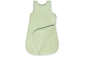 MiuK!ns Sacco nanna invernale per neonati, 2,5 Tog, 6 – 12 mesi, 100% cotone, sacco nanna neonato, sacco nanna invernale per bambini, 77 cm