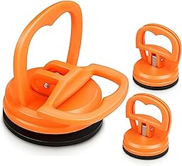 Set di Rimozione Delle Ammaccature per Auto, Potente Kit di Rimozione Delle, Estrattore di Ammaccature per Auto,per Riparazione Auto,Vetri,Schermi, Piastrelle E Spostamento Ogge(1 Grande, 2 Piccoli)