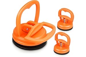 Set di Rimozione Delle Ammaccature per Auto, Potente Kit di Rimozione Delle, Estrattore di Ammaccature per Auto,per Riparazione Auto,Vetri,Schermi, Piastrelle E Spostamento Ogge(1 Grande, 2 Piccoli)