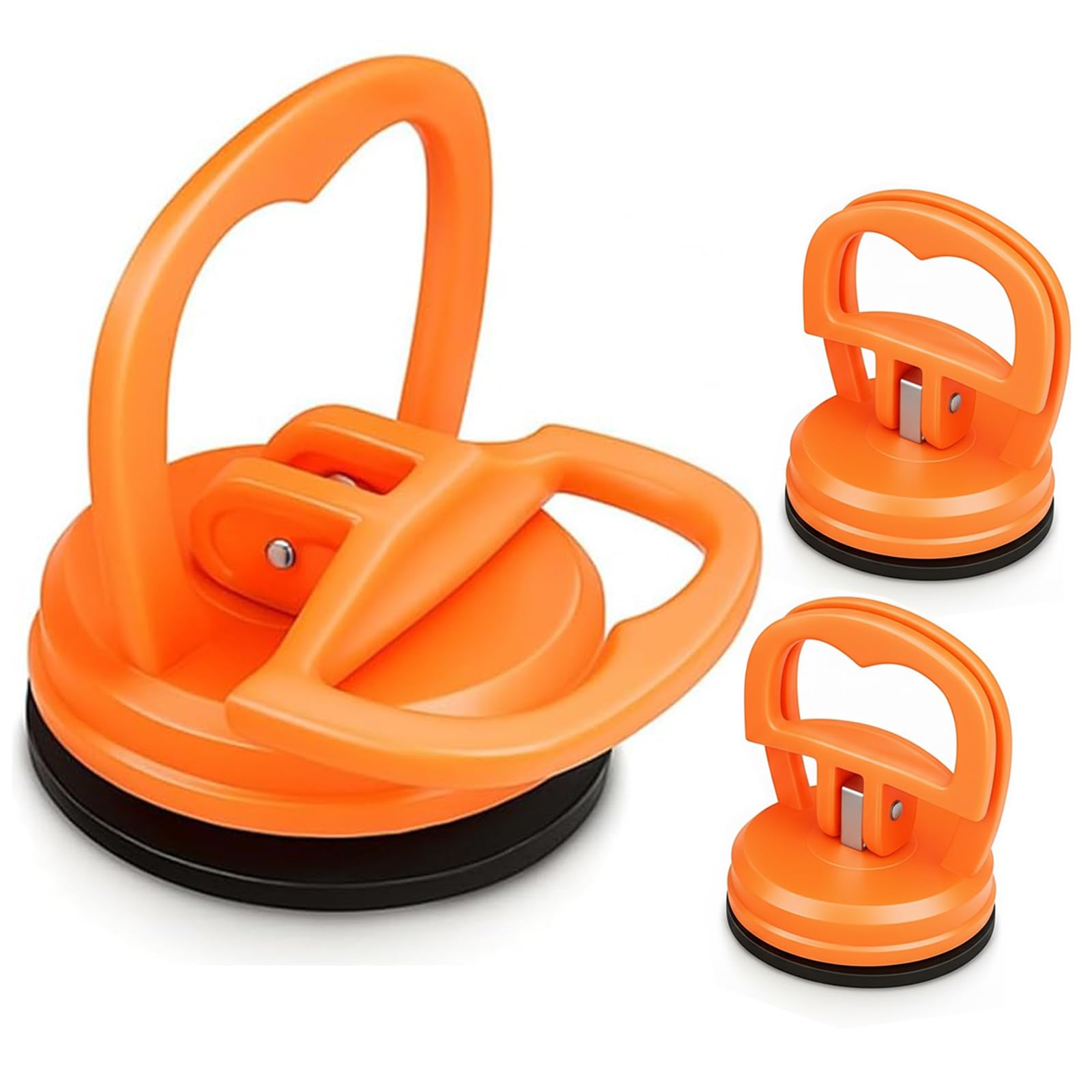 Set di Rimozione Delle Ammaccature per Auto, Potente Kit di Rimozione Delle, Estrattore di Ammaccature per Auto,per Riparazione Auto,Vetri,Schermi, Piastrelle E Spostamento Ogge(1 Grande, 2 Piccoli) - 1