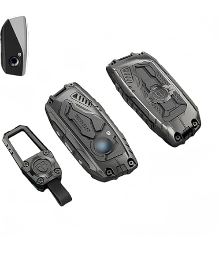 thumbnail image 2 of QBUC 2PCS For BMW Key Fob Cover, Soft Silicone Case 2024 Black 2 of 13