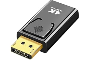 ALWIDA Adaptador DP A HDMII - Adaptador Display Port A HDMII | | Cable DP A HD 4K60hz | Adaptador DP A HDMII para Monitor | Convertidor Displayport A HDMII Macho A Hembra Paravídeo | DP A HDMII Chapado En