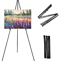 Cavalletto Da 160 Cm, Supporto Per Targa Di Matrimonio, Supporto Per Artisti, Supporto Su Tela, Supporto Telescopico Easy Folding Studio, Cavalletto