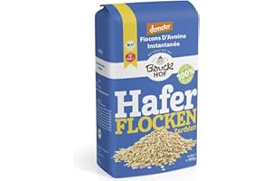 2W ORGANIC Flocon D’Avoine Instantanée Complète Bio 900g | Flocons D’Avoine Complet Bio A Feuilles Tendres Préparations Instantanées – Grains Entiers D’Avoine