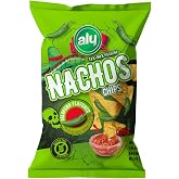 Aly Jalapeno Pepper Flavored Gluten Free Nachos Chips 225 Gr