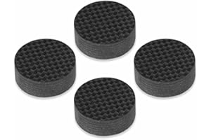 Tertullus 4Pcs Carbon Fiber Speaker Isolation Feet Spike Pads Shoes Feet 25mm×5mm
