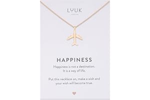 LUUK LIFESTYLE Filigrane Halskette mit Anhänger, Fahrrad|Schiff|Ball|Saturn|Herz, Edelstahl, 50cm verstellbar, wasserfest, für beste Freundin, Mutter, Geschenkidee, Geburtstag, Urlaub