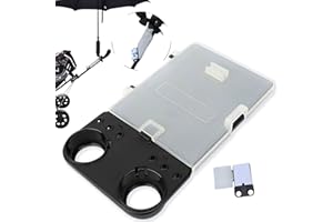 MOKERNALI Golf Scorecard Halter, Trolley Scorekartenhalter, Tragbarer Golf Scoreboard Score Karte, Zusammenklappbarer Kunststoff Handanhänger Scorekartentafel Universal, Golfzubehör Für Golfliebhaber