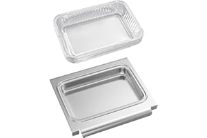 DCYOURHOME Grease Grill Drip Tray Replacement for Weber Spirit II 200 & 300 SER, Genesis II LX200/300 Series, Weber Traveler RV, Pulse 2000, for 67047 Grease Catch Pan & Weber Foil Drip Pan Liners 6415 Aluminum
