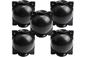 Yeehliny Plant Rooting Ball, Pflanzenwurzelgerät, Hochdruck-Box, Veredelungskugel, Wiederverwendbare Pflanzen Wurzelpflanzen Wachstumsbox, Pflanze Propagator, Wurzel Box (5PCS-Schwarz-8CM)