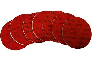 EMAX BOWLING SERVICE GMBH MAXIMIZE YOUR GAME EMAX - Almohadilla de lijado Abralon 180 360 500 1000 2000 3000 4000 Grit | Almohadillas de lijado para bolos | Accesorios para bolos | Juego de almohadillas de lijado para bolas de bolos | Ø 150 mm