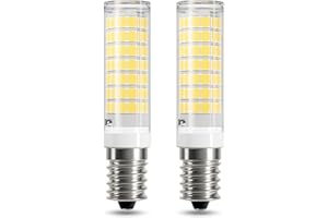 DiCUNO Ampoule LED E14 hotte aspirante, 4W équivalent halogène 50W, Blanc froid 6000K, 550lm, Ampoule petite culot à vis pour hotte et frigo, Non dimmable, 2 Pièces
