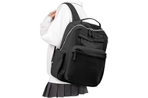BOXSAM Schulrucksack Damen, Leichter Rucksack 14 Zoll Laptop Reiserucksack, Causal Travel Schultaschen für Mädchen Jungen Teenager, Bookbag College Boys Men Work Daypack