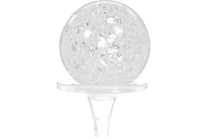 ‎AMOSFUN Amosfun 1 Set Kristallkugel Ornament FüR Tischbrunnen, Glaskugel Dekoration Mit StäNder, Feng Shui Kugel FüR Innenraum Und Garten, 50mm Durchmesser