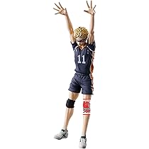 Banpresto Figurine d'action à Collectionner Kei Tsukishima Haikyu!! 14 cm, BP89938P, Multicolore, Cadeau Optimal pour Les Fans d'anime