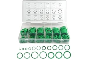 XINGYHENG BGTXINGI 279 Stück 18 Größen Gummi O-Ring Dichtungen Silikon Dichtungen Reparatur Box Unterlegscheiben Dichtungen Sortiment Set für Klempnerarbeiten Automobil allgemeine Reparatur