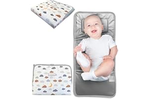 TENDS Fasciatoio Portatile Neonato - Fasciatoio Pieghevole e Impermeabile per Viaggio como Neonato Accessori Utili - Regalo Nascita Perfetto per Bimbo e Bimba - Fasciatoio neonato portatile
