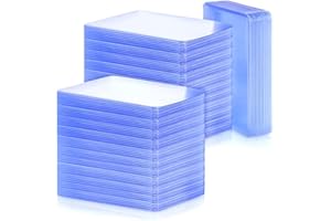 ZIKO Trading Card Sleeves, 120 Pack Toploader Hard Card Sleeves PVC Football Card Holder Clear Photocard Sleeves Holder for Baseball Card Sports Cards Trading Card Game Card 3 x 4 Inch