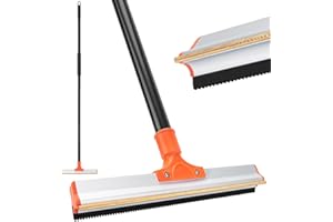 KEFANTA Râteau à tapis pour l'épilation des poils d'animaux de compagnie, grattoir double face, brosse à poils longs pour chien et chat