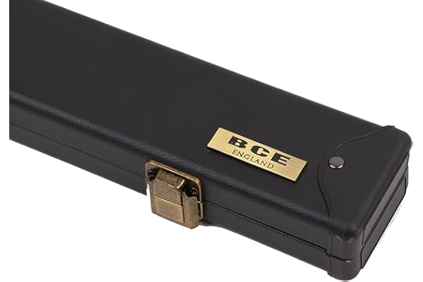 BCE M3426 Coque Rigide pour Queue de Billard 3/4 avec rallonges Unisexe, Noir, 3 Piece cue