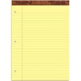 Tops yasal Pad Legal Pad, 8 &ndash; 1/2 x 11 &ndash; 3/10,2 cm, delikli, 3-delik delikli, Kanarienvoegel, Legal/Genişlik Rule, 50 yaprak 