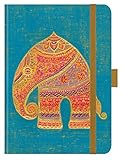 PT Big Schäfer Elefant 270619 2019: Hochwertiger Buchkalender. Terminplaner mit Wochenkalendarium, Gummiband und Stifthalter. 12 x 17 cm by 