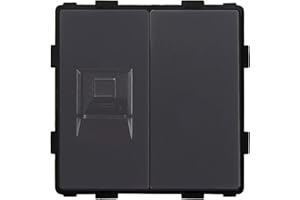 BSEED DIY 1/2 Cat6 1 puerto RJ45 Outlet Network PC Blanco Socke (estándar pequeño)