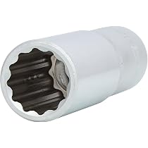 KS Tools 515.0951 Steckschlüssel – 1/2 Zoll, 12-kant, Lang, 18 Mm