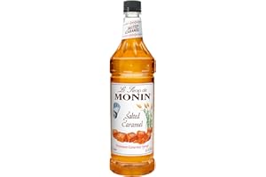 Monin Jarabe de caramelo salado, 1 litro
